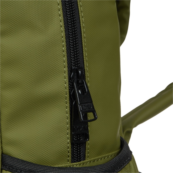 2026 Roxy Femmes Vague Chuchotement En Caoutchouc Sac à Dos ERJBP04992 - Oil Green